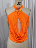 Maya Halter Cutout Tank Top