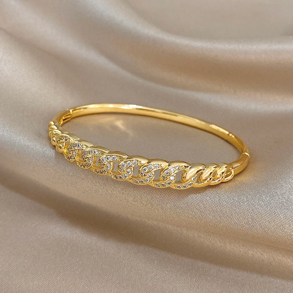 Blake Crystal Cutout Bangle