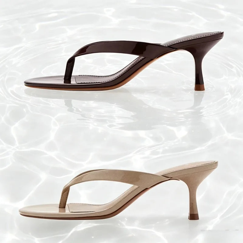 Freya Toe-Strap Stiletto Sandals