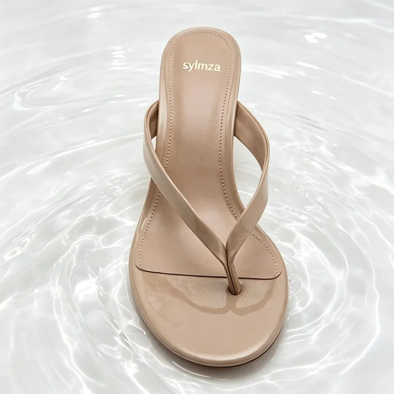 Freya Toe-Strap Stiletto Sandals