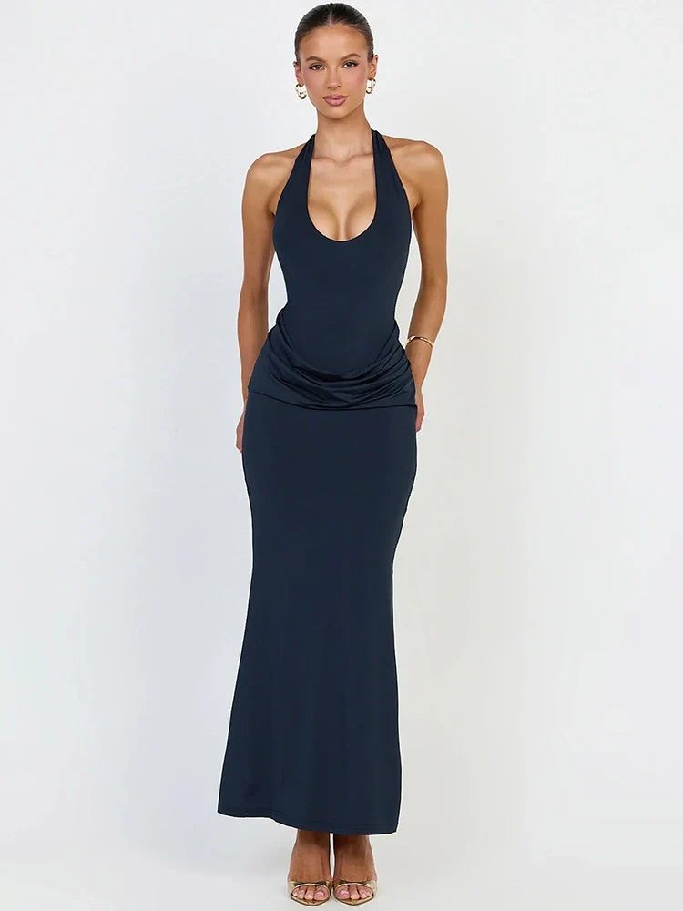Molly Halter Gathered Maxi Dress