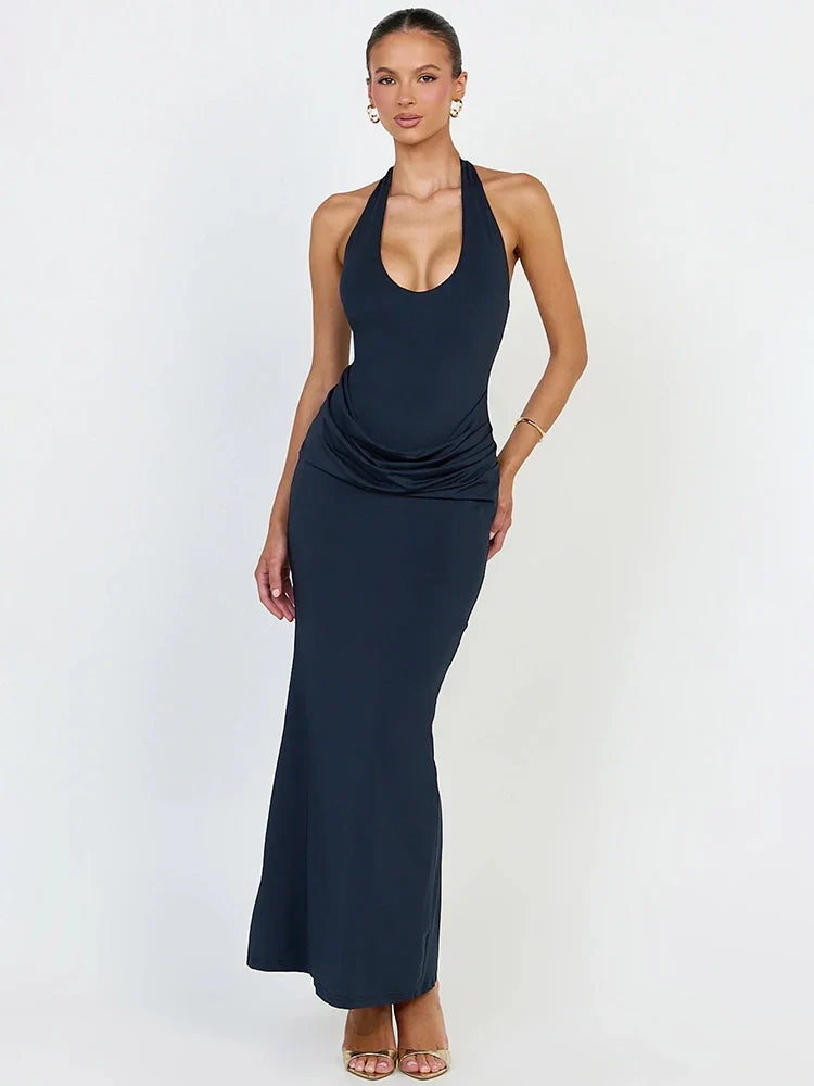 Molly Halter Gathered Maxi Dress