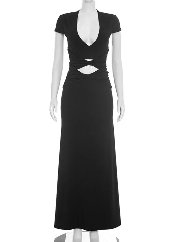 Rita Twist-Waist Maxi Dress