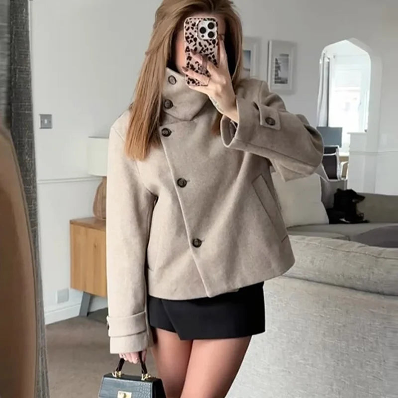 Solène Relaxed Collar Jacket