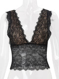 Lolita Lace-Panel Tank Top