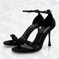 Fleur Satin Bow Sandals