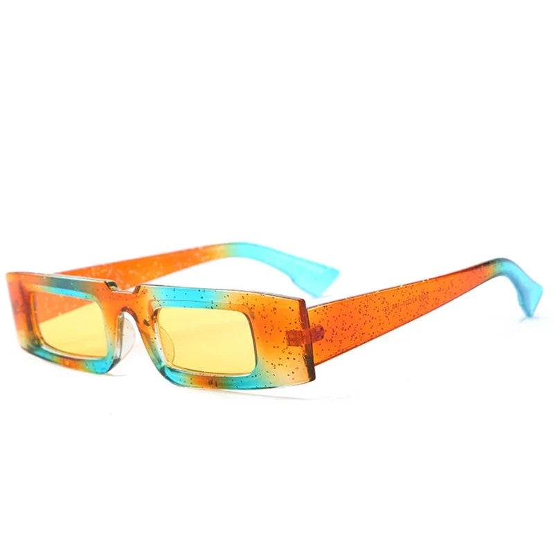 Amber Rectangular Sunglasses