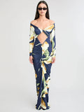 Neve Floral Off-Shoulder Maxi Dress