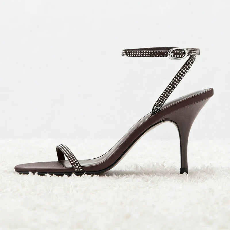 Carys Crystal Strap Sandals