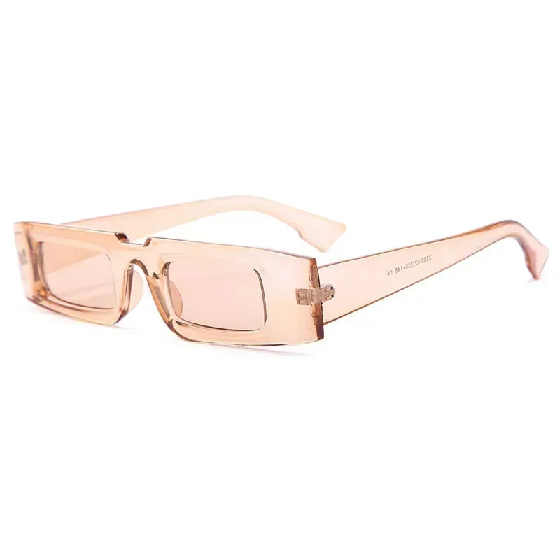 Amber Rectangular Sunglasses