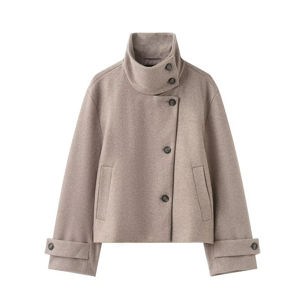 Solène Relaxed Collar Jacket