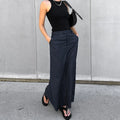 Skye Striped High-Waist Skirt