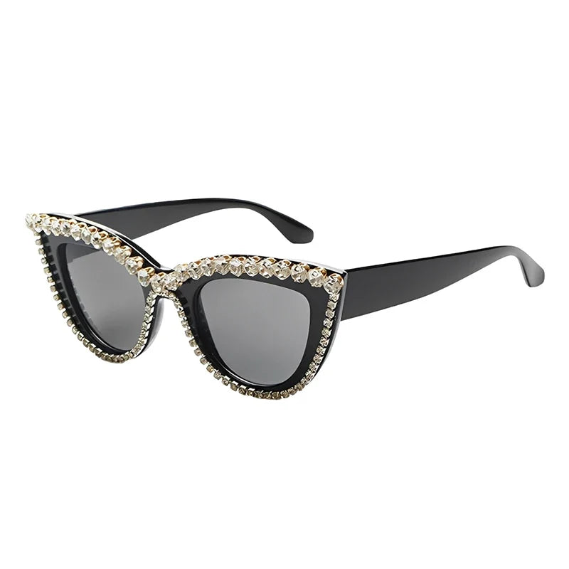 Arya Crystal Cat-Eye Sunglasses