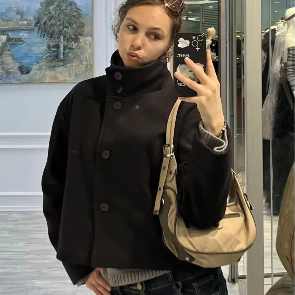 Solène Relaxed Collar Jacket