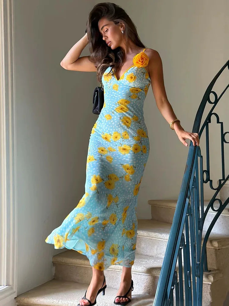 Kai Floral Maxi Dress