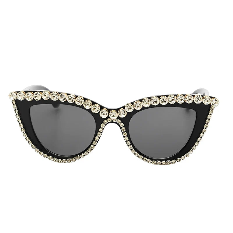 Arya Crystal Cat-Eye Sunglasses