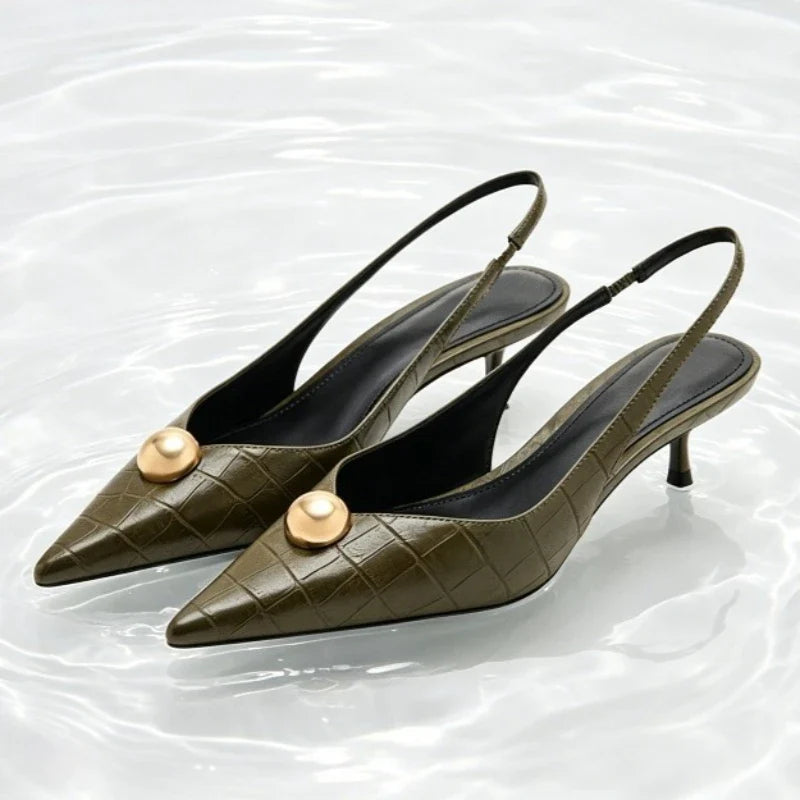 Brielle Pointed Slingback Pumps