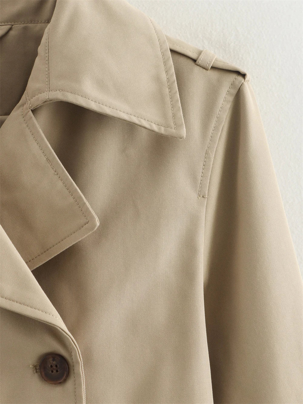 Sloane Cropped Trench Jacket