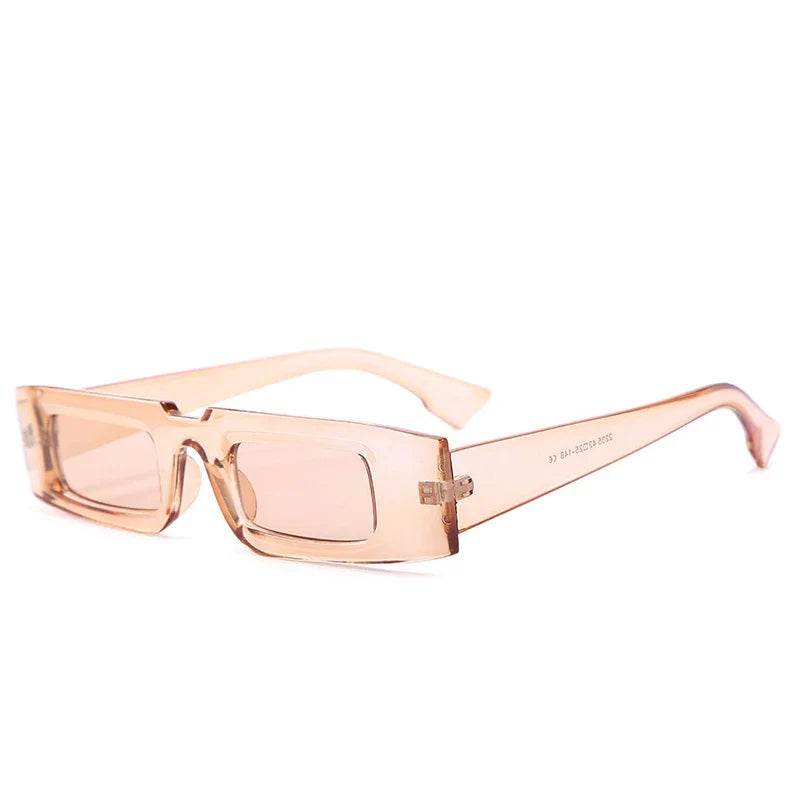 Amber Rectangular Sunglasses