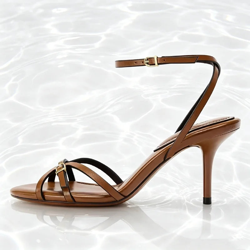 Josie Gladiator Ankle-Strap Sandals
