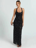 Quinn Floral Mesh Mermaid Maxi Dress
