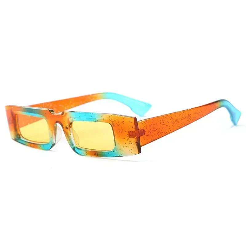 Amber Rectangular Sunglasses