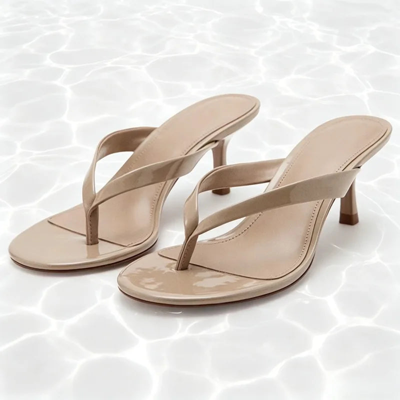 Freya Toe-Strap Stiletto Sandals