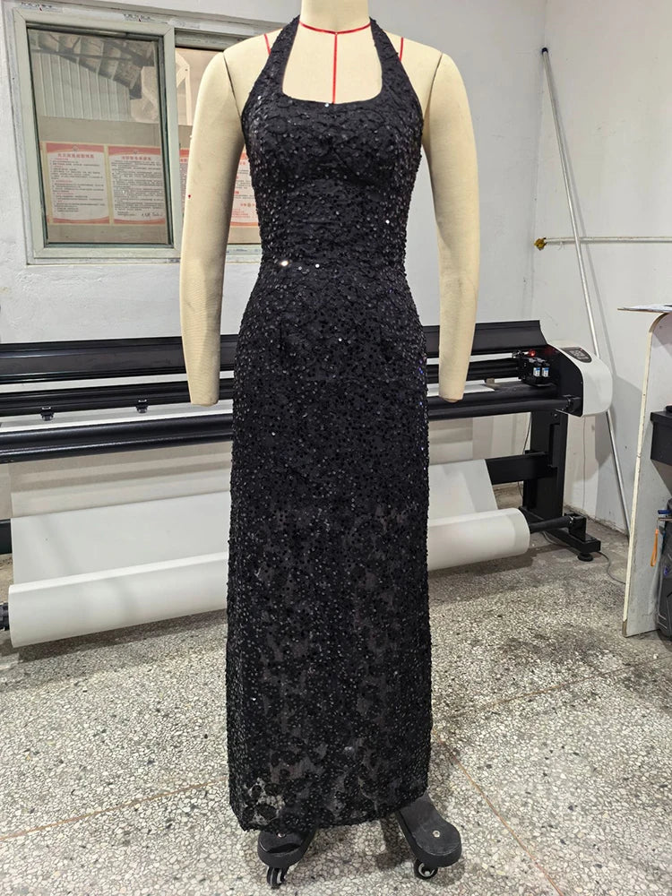 Quinn Floral Mesh Mermaid Maxi Dress