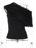 Lola One-Shoulder Crop Top