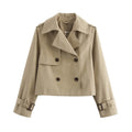Sloane Cropped Trench Jacket