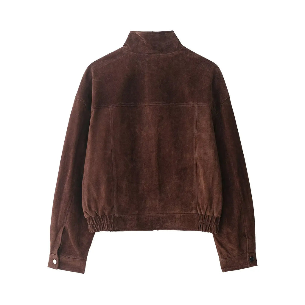 Sienna Oversized bomber jacket