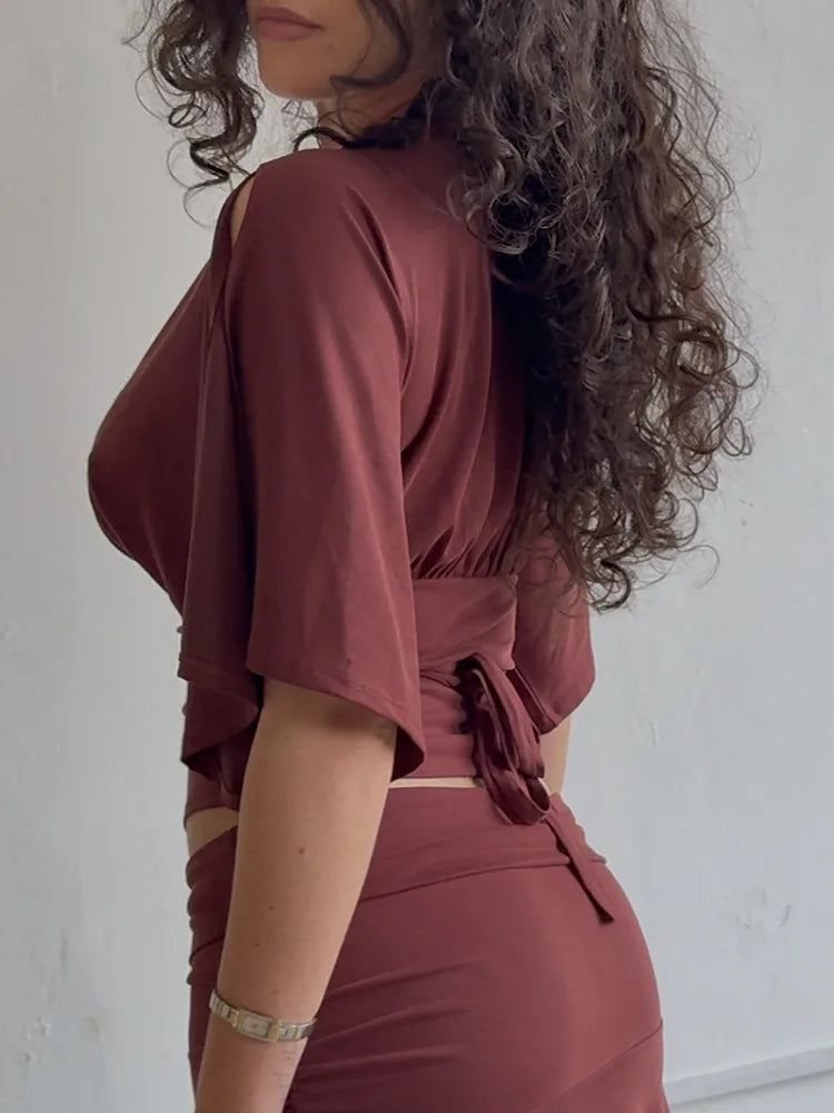 Lucia Bandage V-Neck Top