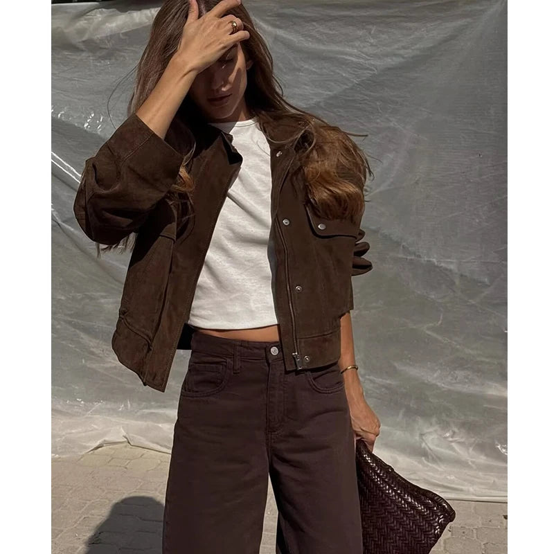 Sienna Oversized bomber jacket