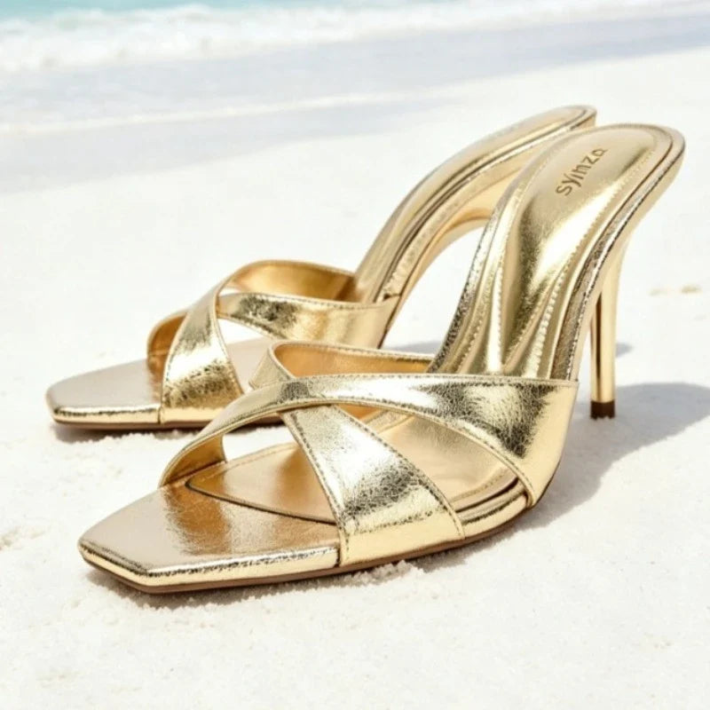 Camille Strappy Stiletto Sandals