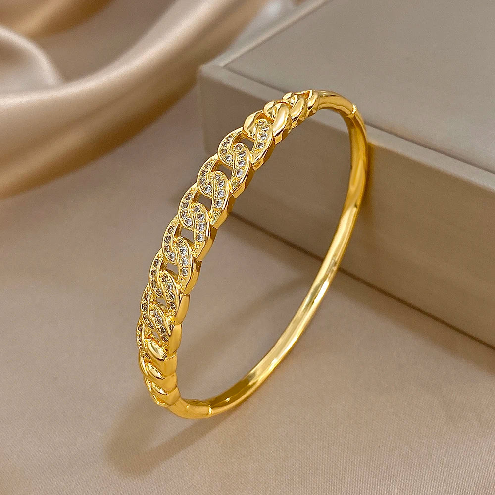 Blake Crystal Cutout Bangle