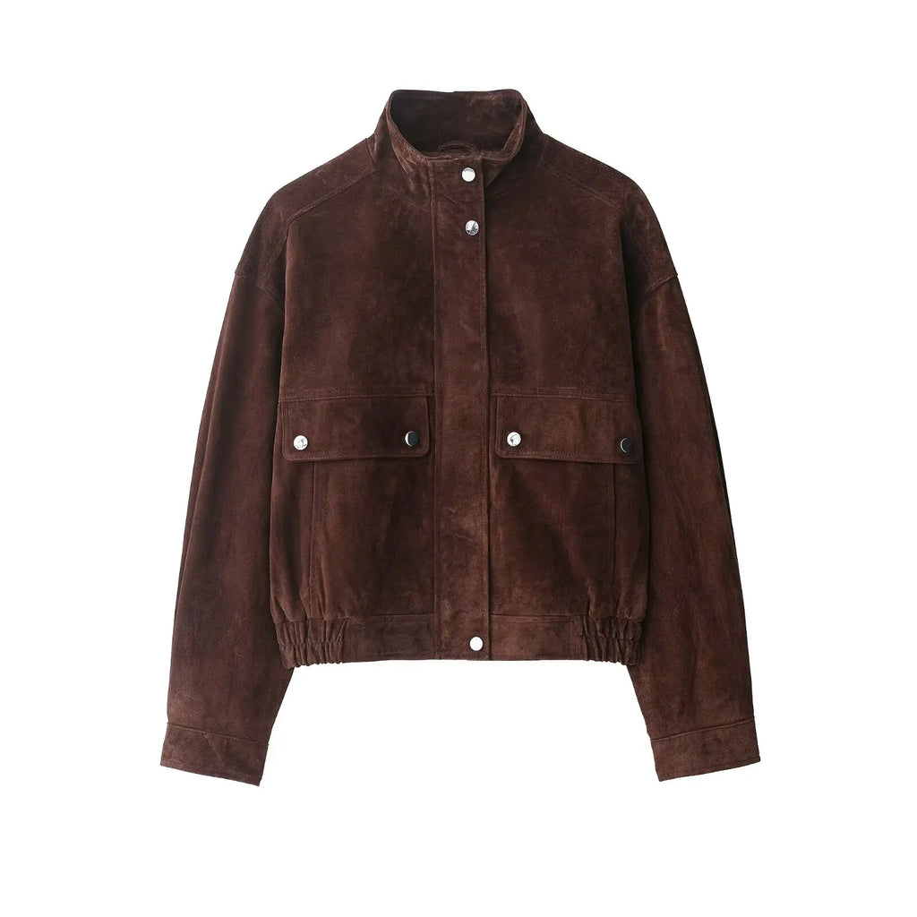 Sienna Oversized bomber jacket