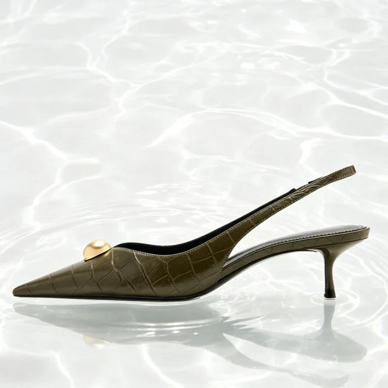 Brielle Pointed Slingback Pumps