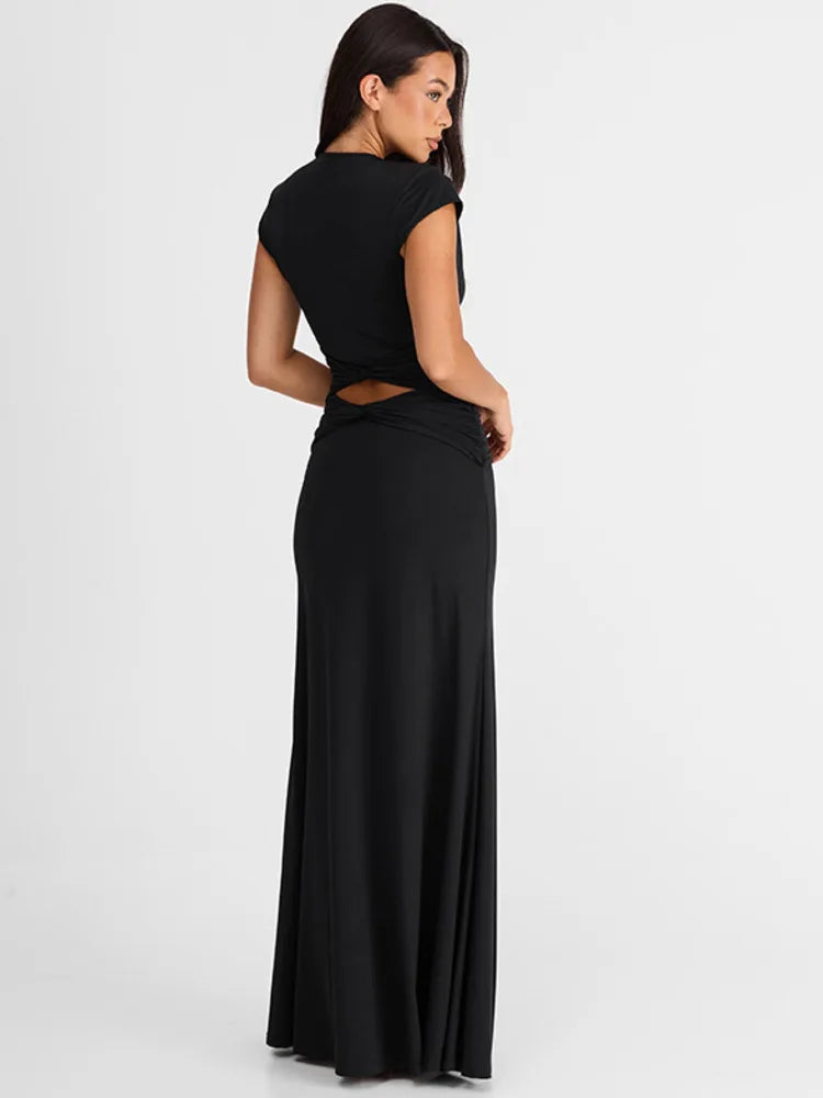 Rita Twist-Waist Maxi Dress