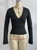 Luna Polka Dot Long-Sleeve Top