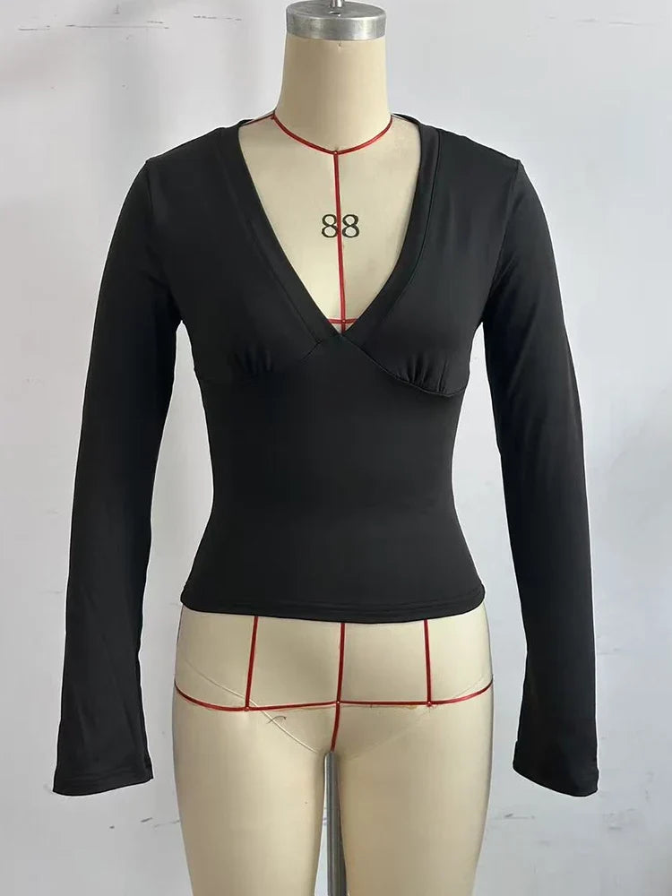 Luna Polka Dot Long-Sleeve Top