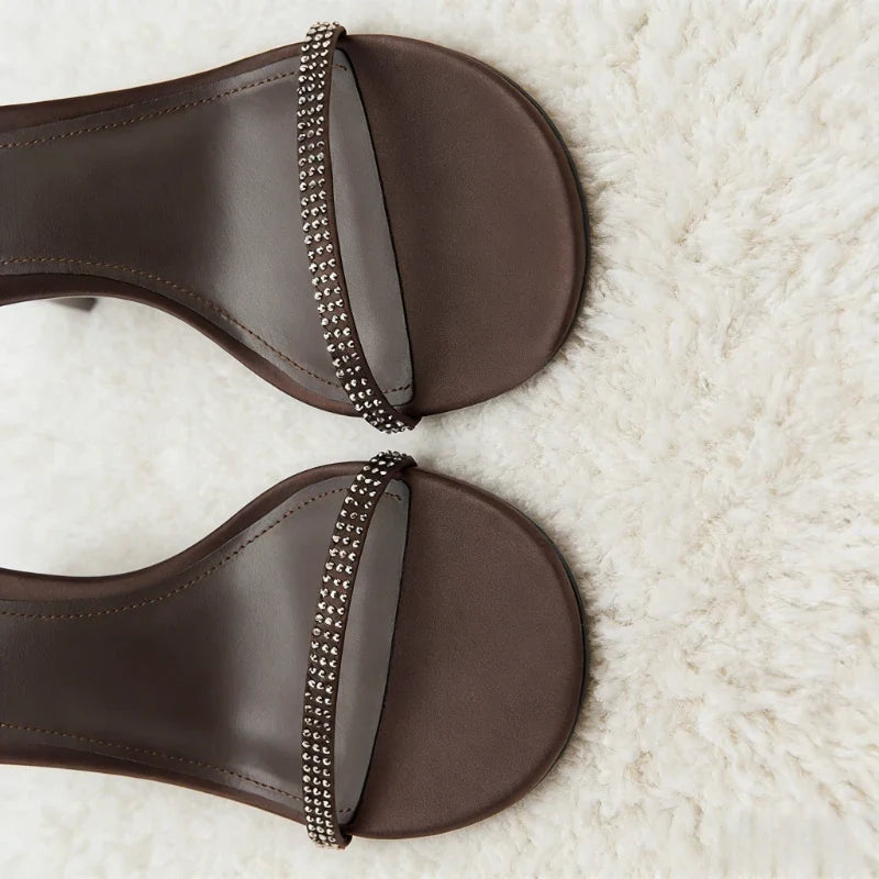 Carys Crystal Strap Sandals