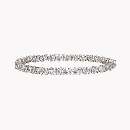 Athena Teardrop Crystal Tennis Bracelet