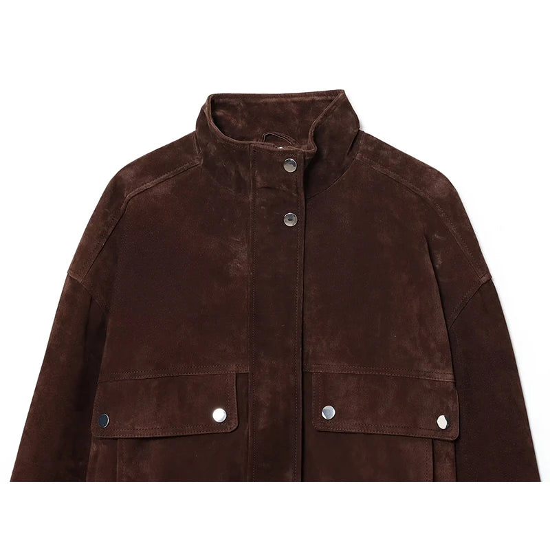 Sienna Oversized bomber jacket
