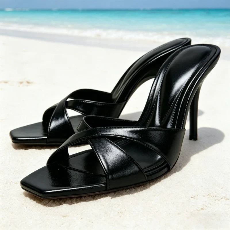 Camille Strappy Stiletto Sandals