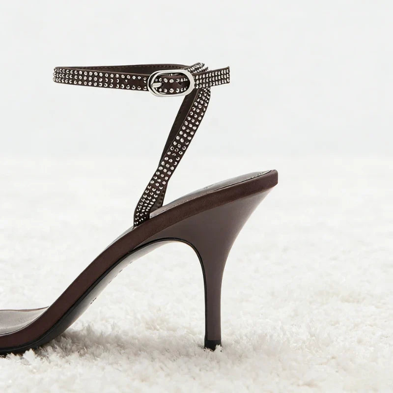 Carys Crystal Strap Sandals