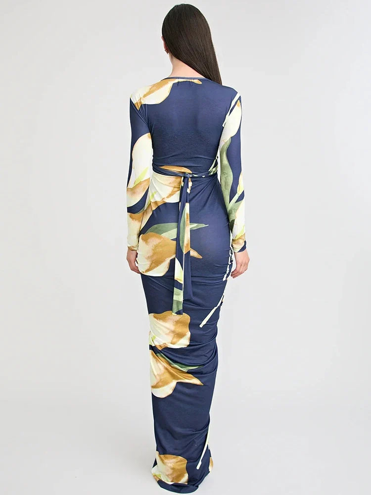 Neve Floral Off-Shoulder Maxi Dress