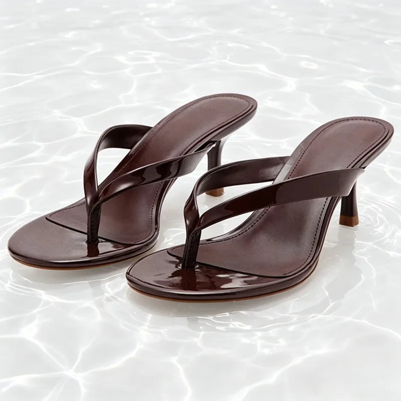 Freya Toe-Strap Stiletto Sandals