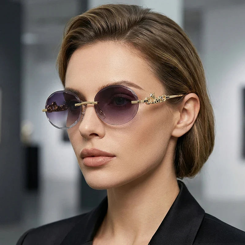 Anouk Round Tortoise Sunglasses