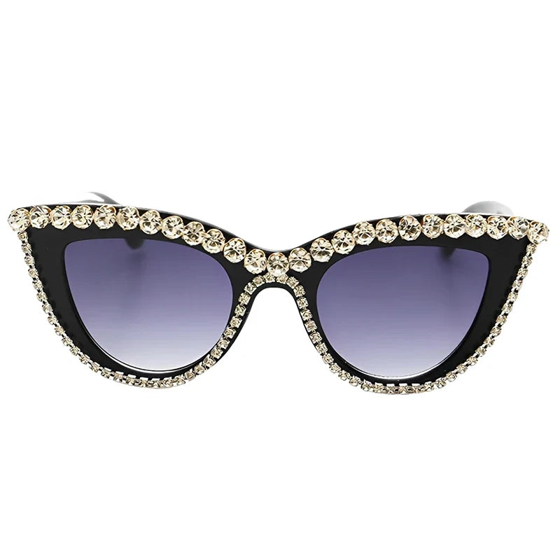 Arya Crystal Cat-Eye Sunglasses