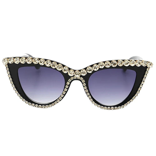 Arya Crystal Cat-Eye Sunglasses